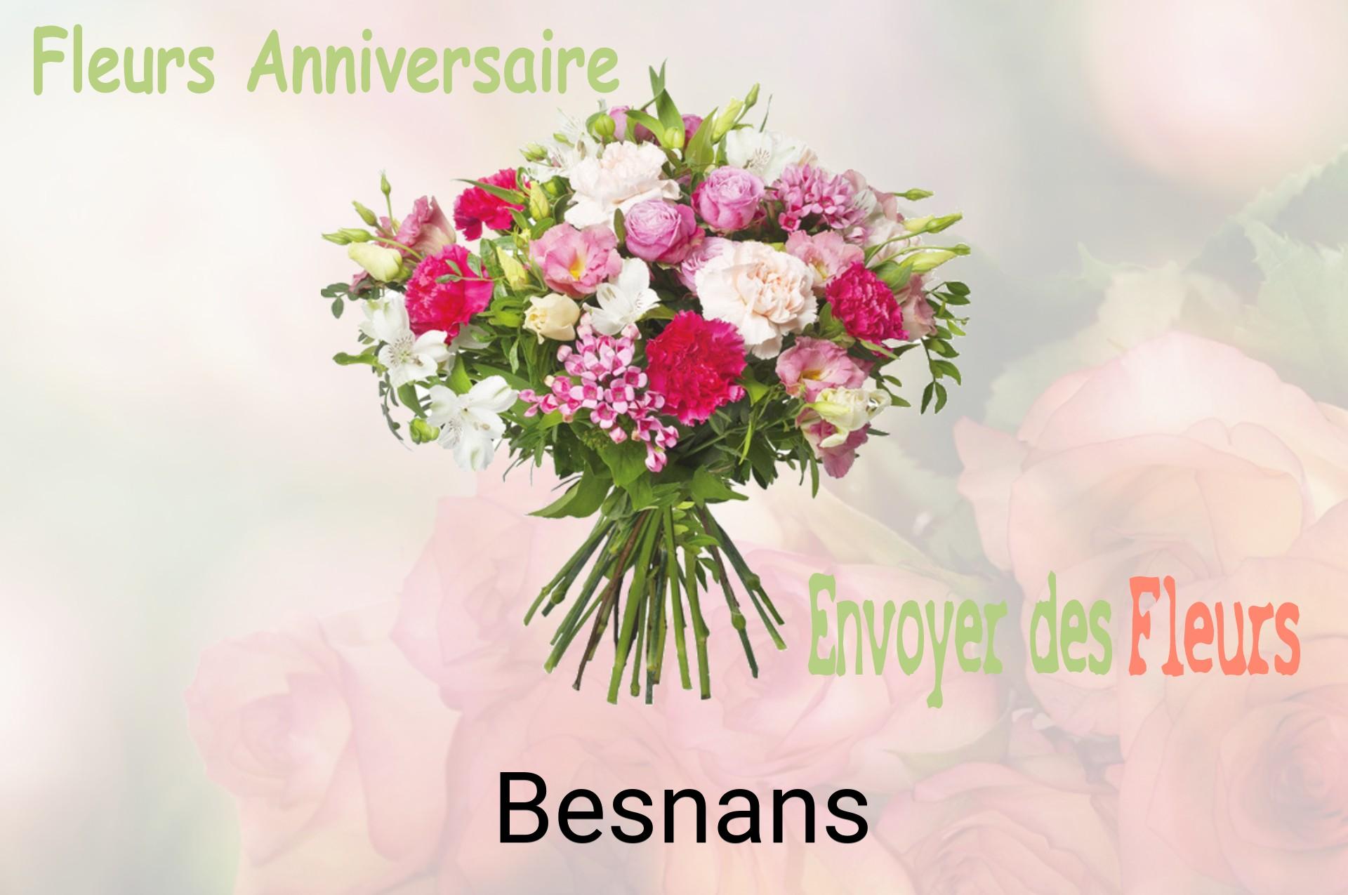 Bouquet de fleurs d’anniversaire livré à Besnans